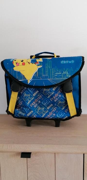 Trolley boekentas Pikachu op 2 wieltjes Sacs Cartables