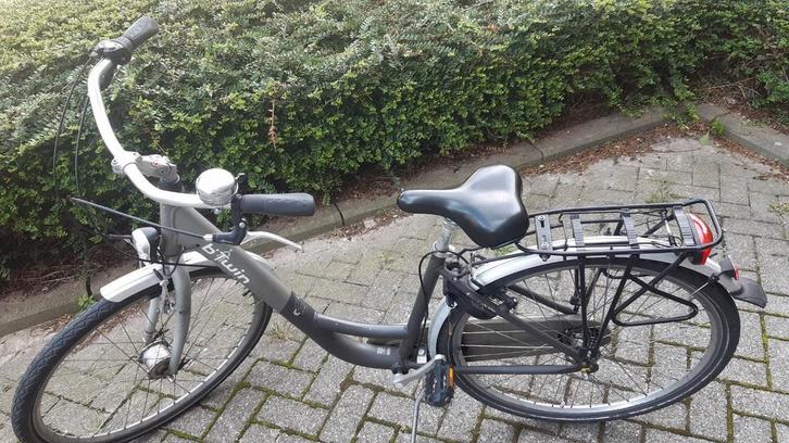 B'Twin Elops 4 - Aluminium frame h45 cm, Fietsen en Brommers, Fietsen | Dames | Damesfietsen, Gebruikt, (Extra) lage instap, Versnellingen