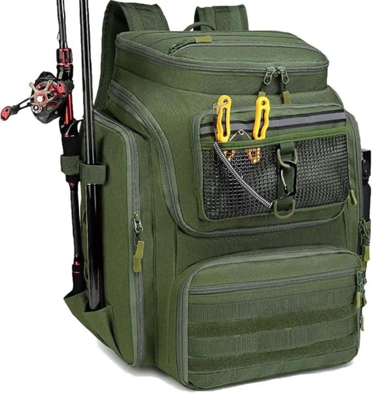 BlesMaller Visrugzak met hengelhouders GRATIS LEVERING, Watersport en Boten, Hengelsport | Algemeen, Nieuw, Koffer of Tas, Verzenden