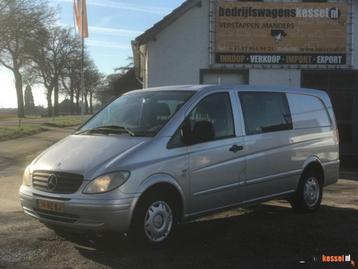 Mercedes-Benz Vito 111 CDI L2H1 Dubbele Cabine AC, Autos, Argent ou Gris, Achat, Attache-remorque, Entreprise