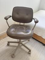 Bureaustoel ,leder ,van Ikea, Ophalen, Gebruikt, Beige, Bureaustoel