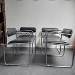 Vintage design stoelen bauhaus  mid century, Gebruikt, Ophalen