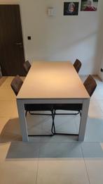 Tafel voor keuken of eetkamer, Ophalen, Gebruikt, 50 tot 100 cm, 150 tot 200 cm