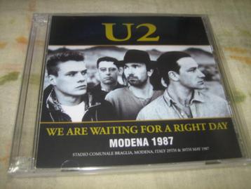 2 CD's  U2 - Live in Modena 1987