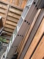 Solide 3x7 ladder, Doe-het-zelf en Bouw, Ladders en Trappen, Ophalen, Zo goed als nieuw, Ladder