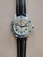 heren horloge, Montre-bracelet, Autres marques, Cuir, Acier