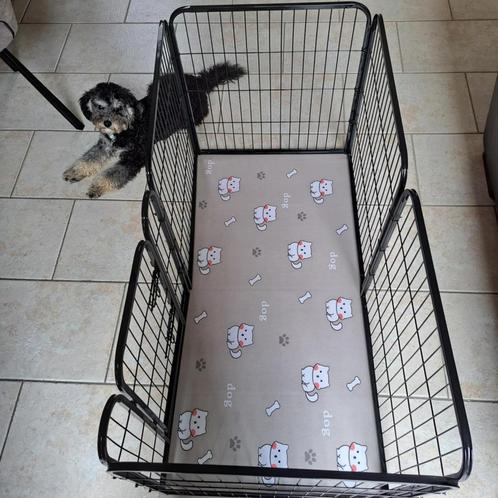 Puppyren/bench/kennel 60x60 - 6 panelen, Dieren en Toebehoren, Hondenhokken, Zo goed als nieuw, Hondenhok, Minder dan 65 cm, Ophalen