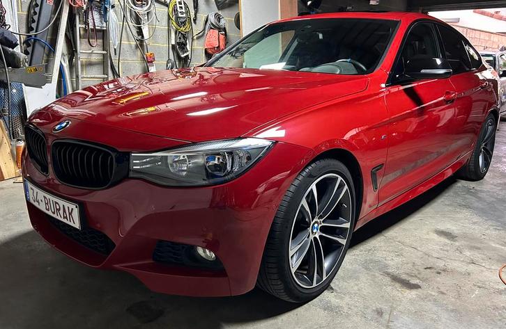 BMW 320d GT F34 M-pakket, Auto's, BMW, Particulier, 3 Reeks GT, Achteruitrijcamera, Diesel, Euro 6, 5 deurs, Automaat, Rood, Zwart