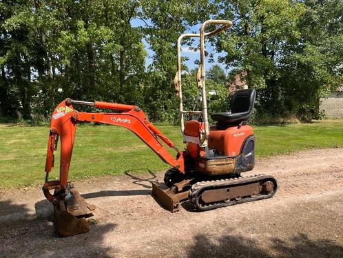 Kubota U10-3 Minigraver met 2 bakken, Zakelijke goederen, Overige Zakelijke goederen, Ophalen