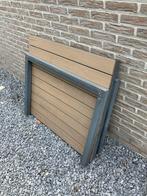 Tafel, Tuin en Terras, Ophalen, Gebruikt, Vierkant, Aluminium