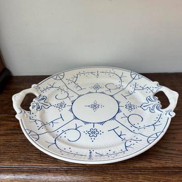 Vintage Copenhague serveerschaal – blauw wit beschikbaar voor biedingen