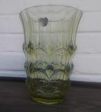 Val Saint Lambert Vase Luxval 22 cm cristal, Maison & Meubles, Comme neuf, Vert, Moins de 50 cm, Enlèvement ou Envoi