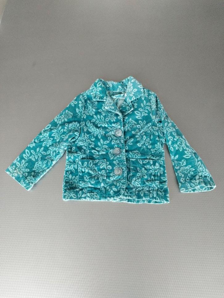Fluwelen jasje maat 98 / 3 jaar, Kinderen en Baby's, Kinderkleding | Maat 98, Zo goed als nieuw, Meisje, Jas, Ophalen of Verzenden