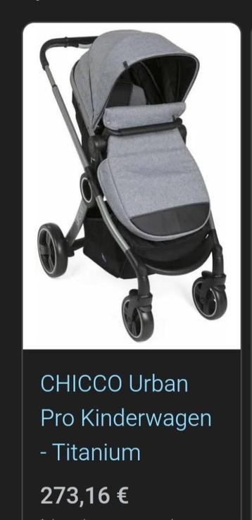 Poussette Chicco urbaine, Enlèvement ou Envoi, Comme neuf, Poussette combi, Autres marques