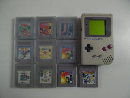 Nintendo Gameboy classic + 10 games – 1989, Consoles de jeu & Jeux vidéo, Jeux | Nintendo DS, Utilisé, Enlèvement ou Envoi