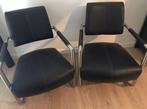 2 Moderne relaxstoelen (perfect voor wachtzaal), Modern, Gebruikt, Leer, Eenpersoons