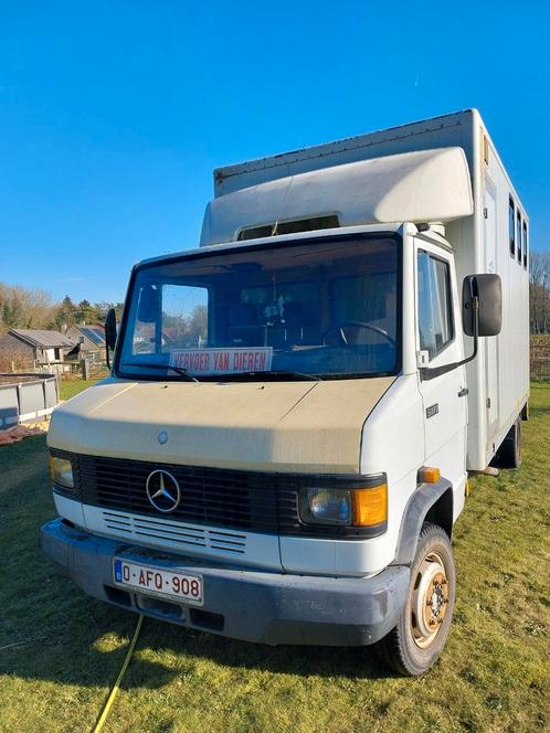 Paardenvrachtwagen mercedes 507D, Dieren en Toebehoren, Paarden en Pony's | Trailers en Aanhangwagens, Gebruikt, Overige typen