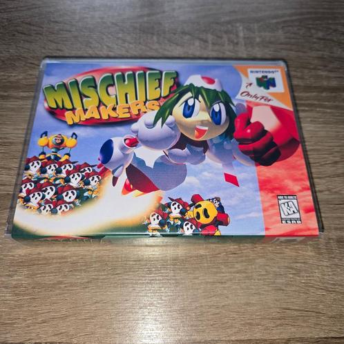 Mischief Makers N64 Game Case (2), Games en Spelcomputers, Games | Nintendo 64, Zo goed als nieuw, Verzenden