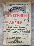 Dr. Beauvillard - De geneesheer der armen - 1928, Boeken, Gezondheid, Dieet en Voeding, Ophalen of Verzenden, Gelezen
