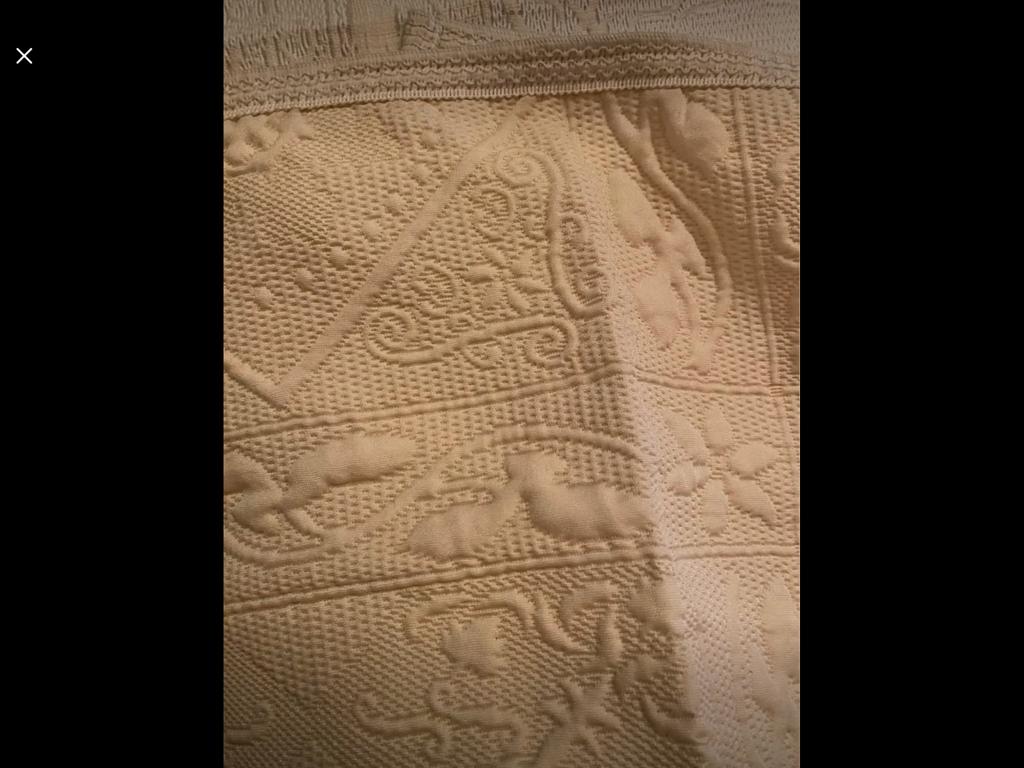 Couvre lit pour lit de 2 personne couleur beige, Comme neuf, Beige