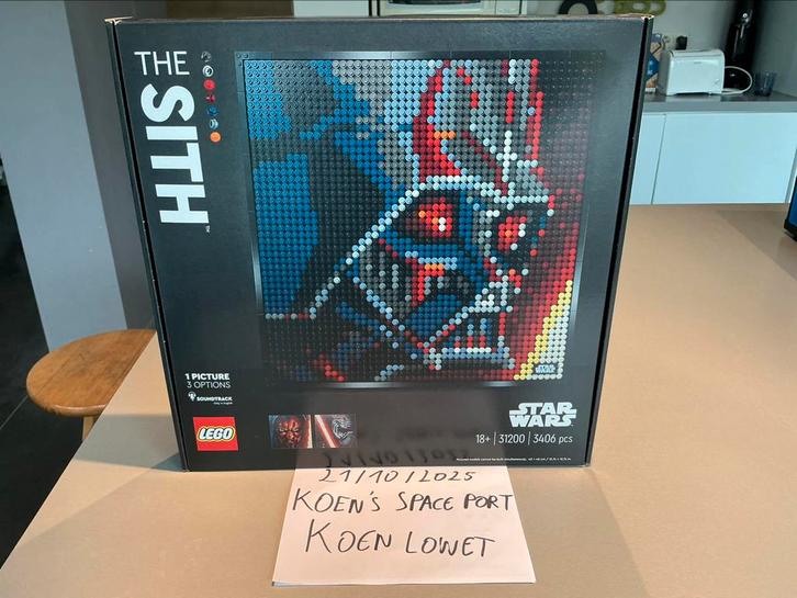 Lego Art 31200 The Sith Star Wars, Kinderen en Baby's, Speelgoed | Duplo en Lego, Nieuw, Lego, Complete set, Ophalen of Verzenden