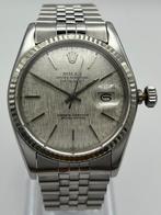 Rolex - Datejust 16014 (36mm – 1978) * Linnen dial!, Handtassen en Accessoires, Horloges | Heren, Staal, Staal, Zo goed als nieuw