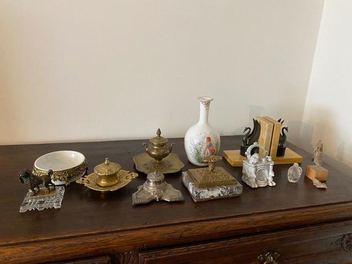 Brons kristal opaline porselein enz 15 euro stuk, Antiek en Kunst, Curiosa en Brocante, Ophalen of Verzenden