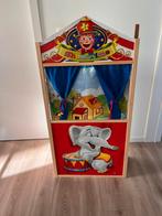 GRATIS poppenkast met 4 roodkapje figuren, Ophalen, Zo goed als nieuw