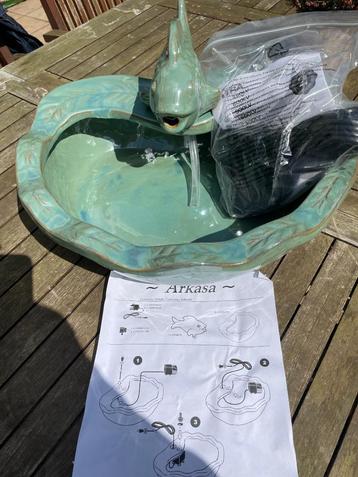 Mini bassin en porcelaine Ubbink AcquaArte Arkasa, Enlèvement ou Envoi, Neuf, Autres matériaux, Fontaine