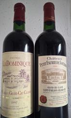 2 bouteilles de Saint-Émilion Grand Cru Classé, Pleine, Comme neuf, Enlèvement, Vin rouge