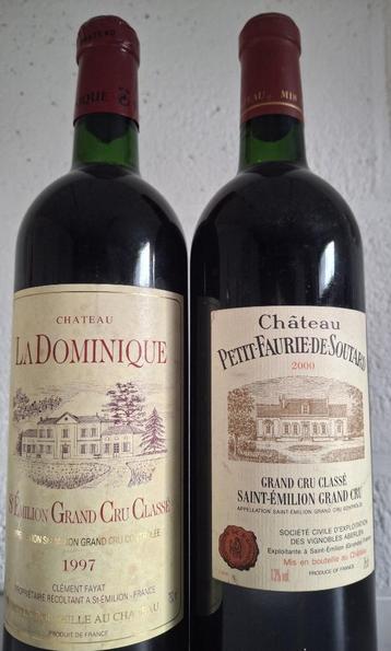 2 bouteilles de Saint-Émilion Grand Cru Classé beschikbaar voor biedingen