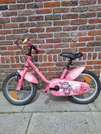 Roze kinderfiets, Fietsen en Brommers, Fietsen | Kinderfietsjes, Ophalen, Gebruikt, Zijwieltjes