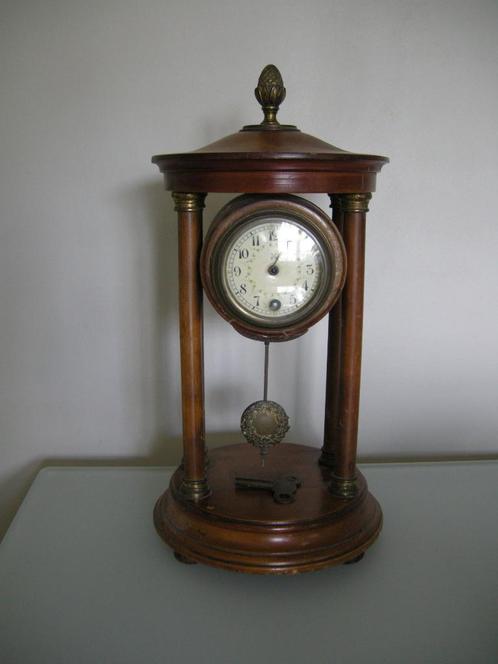 KOLOMPENDULE 1900  model Jozefientje tafelklok Duitsland, Antiek en Kunst, Curiosa en Brocante, Ophalen of Verzenden
