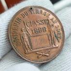 Medaille / België / Leopold II / 1898 / Tirage au sort M.D, Ophalen of Verzenden