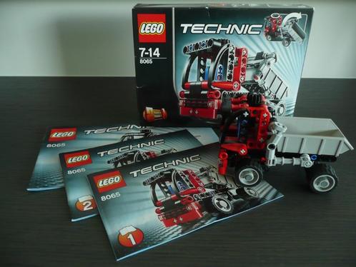 Lego Technic Mini Container Truck 8065, Kinderen en Baby's, Speelgoed | Duplo en Lego, Zo goed als nieuw, Lego, Complete set, Ophalen of Verzenden