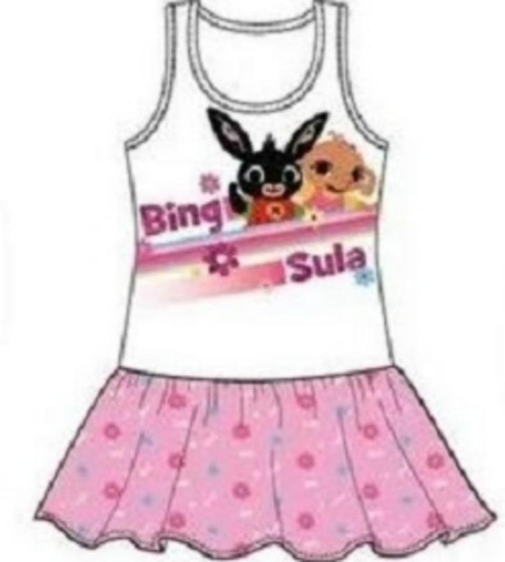 Bing Konijn Jurk - Roze / Wit - Maat 116, Enfants & Bébés, Vêtements enfant | Taille 116, Neuf, Fille, Robe ou Jupe, Enlèvement ou Envoi