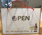 Duvel bordje open/gesloten, Ophalen of Verzenden, Zo goed als nieuw, Reclamebord, Plaat of Schild, Duvel