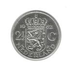 Nederland, 2 1/2 Gulden 1962., Postzegels en Munten, Munten | Nederland, Koningin Juliana, Zilver, Ophalen of Verzenden, Losse munt
