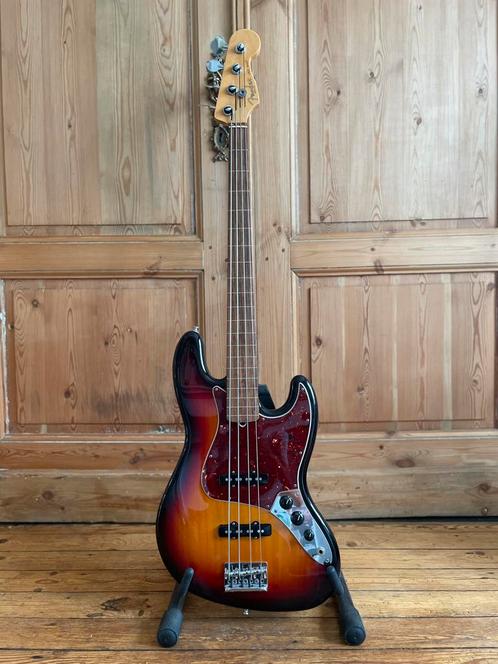 Fender American Standard Fretless Jazz Bass, Muziek en Instrumenten, Snaarinstrumenten | Gitaren | Bas, Zo goed als nieuw, Elektrisch