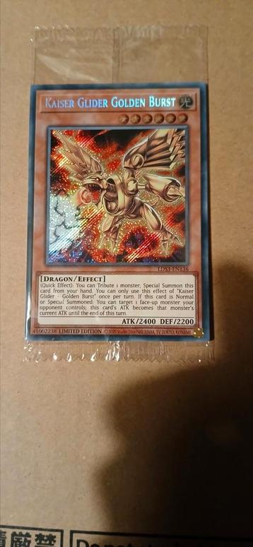 Yu gi ho Kaiser Glider Golden Burst beschikbaar voor biedingen