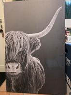 Doek op kader Highland Cow., Huis en Inrichting, Ophalen