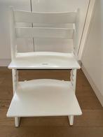 Stokke Tripp Trapp Stoel - Wit, Kinderen en Baby's, Kinderstoelen, Gebruikt, Meegroeistoel, Ophalen