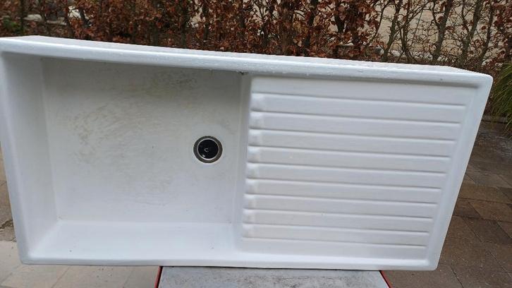 Vintage keramische spoelbak, Antiek en Kunst, Antiek | Keramiek en Aardewerk, Ophalen