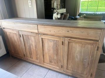 TE KOOP DRESSOIR TEAK KAST ZO GOED ALS NIEUW, Huis en Inrichting, Kasten | Dressoirs, Ophalen, Nieuw, Teakhout, TEAK