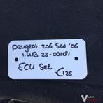 Peugeot 206 SW 1.4 Benzine 2006 2500181   ECU Set, Auto-onderdelen, Gebruikt, -, -, Ophalen of Verzenden