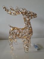 Kerst - Gouden rendier met lichtjes, Ophalen of Verzenden, Nieuw