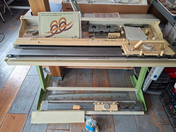 breimachine Brother dubbelbed + extra's, Hobby en Vrije tijd, Breien en Haken, Gebruikt, Breien, Machine, Ophalen