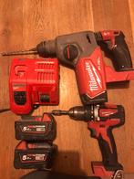 Milwaukee schroef en boormachine, Bricolage & Construction, Envoi, Utilisé