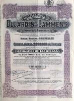 Maison Dujardin-Lammens - Obligation de 100 Belgas - 1931 -, Postzegels en Munten, Ophalen of Verzenden, 1920 tot 1950, Aandeel
