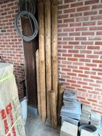Houten palen zie beschrijving 2m + 2,5m, Ophalen, Zo goed als nieuw, Palen
